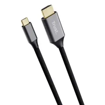 Trust 25630 adattatore per inversione del genere dei cavi USB-C HDMI Nero, Argento , 158537