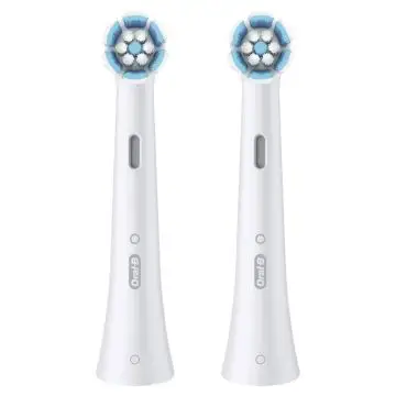 Oral-B Testine di Ricambio iO Series Gentle Care Bianche, Testine Rotonde Originali, per Gengive Sensibili, 2 Testine , 157975