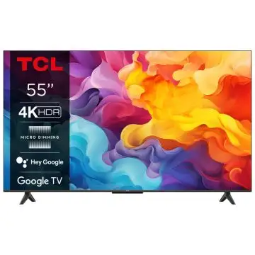 TCL 55P655 Televisione Smart TV 55 Pollici Led 4K Ultra Hd Serie P655 Dolby Audio Google TV , 154128