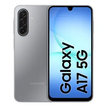 Samsung Galaxy A17 5G, Android 15, Display sAMOLED 6.7", 8GB RAM, 256GB, Batteria 5.000 mAh, Resistenza IP54, Memoria espandibile fino a 2TB, Gray , 161074