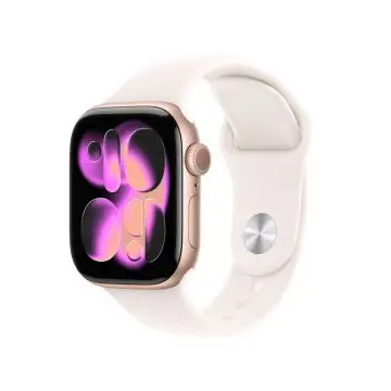 Apple Watch Series 11 GPS 42mm Cassa Alluminio Oro Rosa con Band Rosa Fard - S/M , 161681