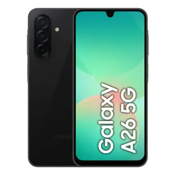 Samsung Galaxy A26 5G, Smartphone con Funzioni intelligenti, Display Super AMOLED 6.7”, 8GB RAM, 256GB, Batteria 5.000 mAh, memoria espandibile, Black , 158058