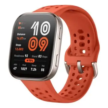 Amazfit Bip 6 Red 5 cm (1.97") AMOLED Digitale 390 x 450 Pixel Touch screen Oro GPS (satellitare) , 160268