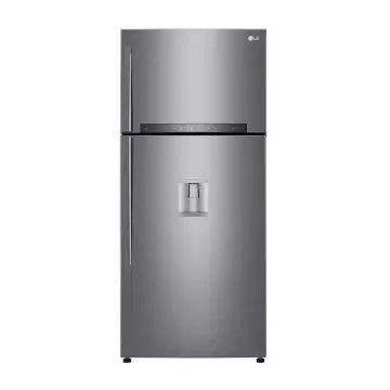 LG GTF744PZPED Frigorifero doppia porta, Classe E, 509L, Wi-Fi, Dispenser acqua, Inox , 153832