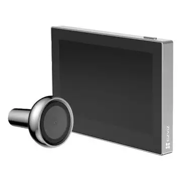 EZVIZ HP2 Spioncino con telecamera e display digitale Nero Argento , 160555