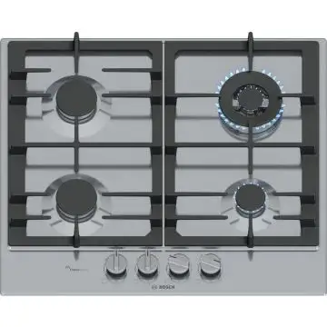 Bosch Serie 6 PCH6A5I90 Piano cottura a gas 60 cm 4 fuochi Acciaio Inox , 158358