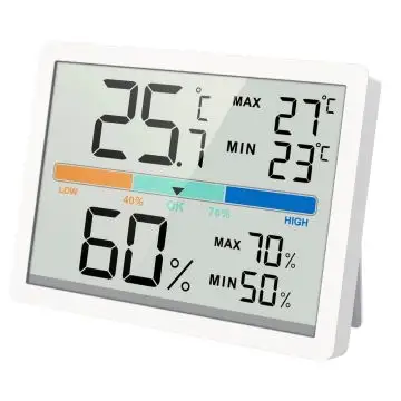 Lowell Termometro ambiente JD-9039 Con igrometro Bianco , 150203