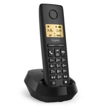Gigaset PURE 100 Telefono analogico/DECT Identificatore di chiamata Nero , 152283