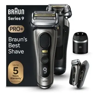 Braun Series 9 Pro+ 9575cc Wet & Dry Rasoio Trimmer Metallico , 149272