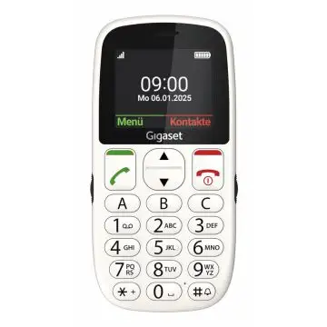 Gigaset GL395 5,59 cm (2.2") 90 g Bianco Telefono per anziani , 160987