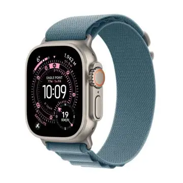 Apple Watch Ultra 3 GPS + Cellular 49mm Cassa Titanio con Alpine Loop Blu Chiaro - Medium , 161629