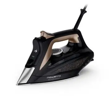 Rowenta DW6341D1 ferro da stiro Ferro a vapore Piastra Microsteam 400 HD 3De 2500 W Nero, Marrone , 153527