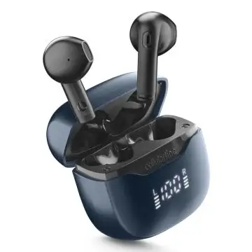 Cellularline Core Pro Auricolari Bluetooth con custodia di ricarica, display LED e funzione ENC , 161387