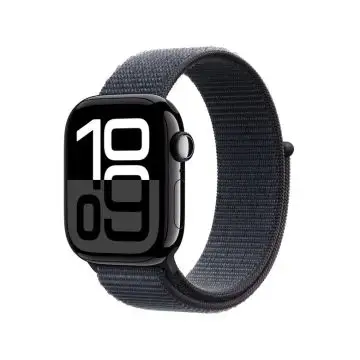 Apple Watch Series 10 Serie 10 GPS + Cellular 42mm Cassa in Alluminio color Jet Black con Sport Loop , 155629