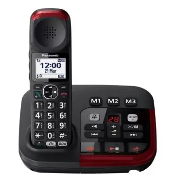 Panasonic KX-TGM420EXB telefono Telefono DECT Identificatore di chiamata Nero , 154265