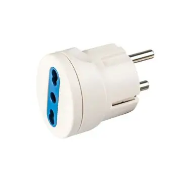 Poly Pool PP0451 adattatore per presa di corrente Tipo L (IT) Universale Blu, Bianco , 103831