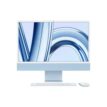 Apple iMac con Retina 24'' Display 4.5K M3 chip con 8‑core CPU e 10‑core GPU, 512GB SSD - Blu , 150888