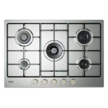 De Longhi Piano Cottura 5 Fuochi YLG 75 F 75cm Inox , 152905
