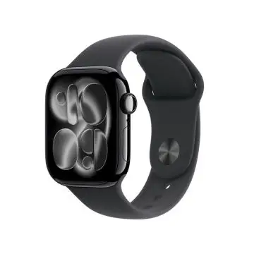Apple Watch Series 11 GPS 42mm Cassa Alluminio Jet Black con Sport Band Nero - S/M , 161606