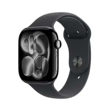 Apple Watch Series 11 GPS 46mm Cassa Alluminio Jet Black con Sport Band Nero - M/L , 161611