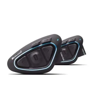 Midland BTX2 Pro S coppia di interfono da moto 1200 m Nero, Blu , 147718