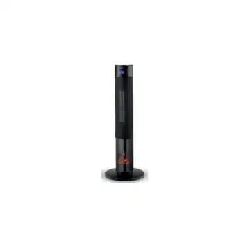 Dcg Stufa in Ceramica con Potenza 2000w Altezza 78cm Effetto Fiamma  , 149180