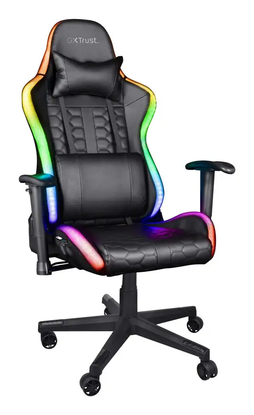 Image of Trust GXT 716 Rizza Sedia per gaming universale Sedia tappezzata Nerocod077