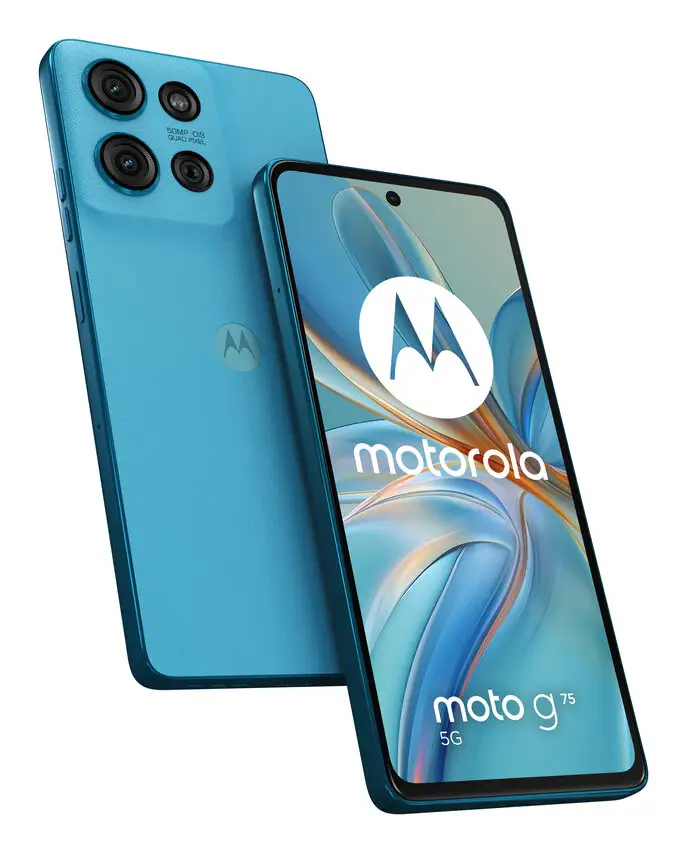 Image of Motorola moto G75 5G 17,2 cm (6.78") Dual SIM ibrida Android 14 USB tipo-C 8 GB 256 GB 5000 mAh Blu