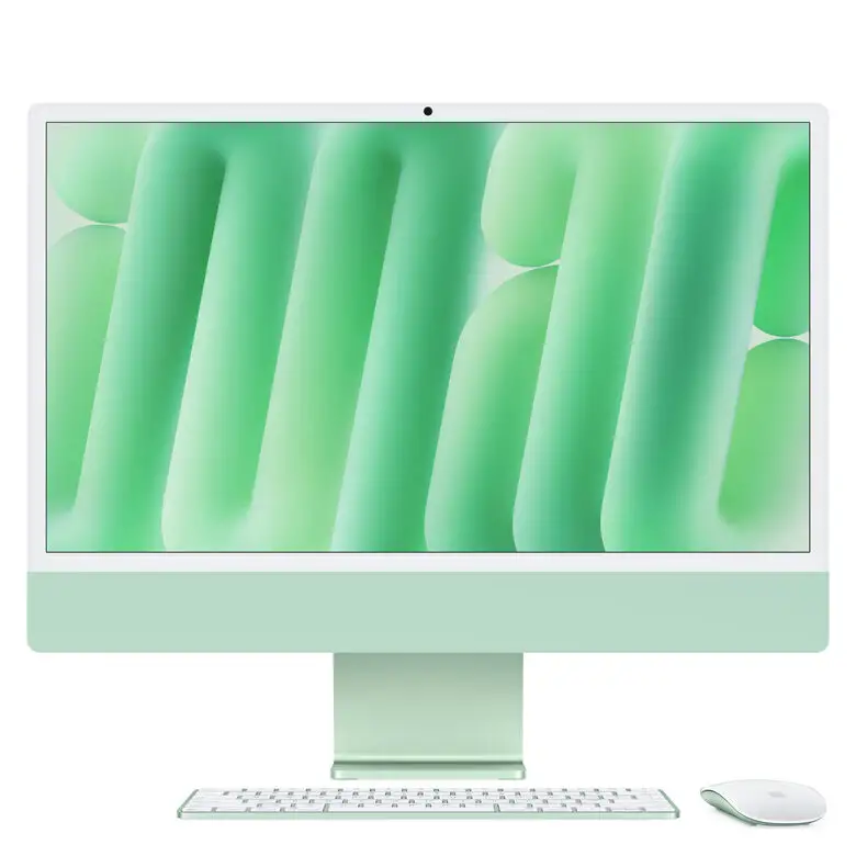 Image of Apple iMac 24"Retina Display 4,5K, Chip M4 con CPU 8‑core, GPU 8‑core, 16GB, 256GB SSD, Verde