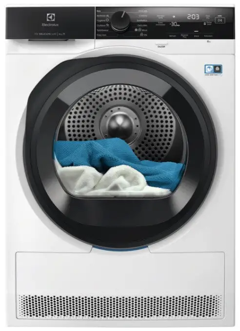 Image of Electrolux EW7H48GY asciugatrice Libera installazione Caricamento frontale 8 kg A+++ Nero, Bianco