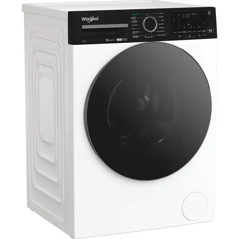 Whirlpool WPM 97W ADS IT Lavatrice Carica Frontale 9 KG 1400 Giri/min Classe A (Bianco - Nero)