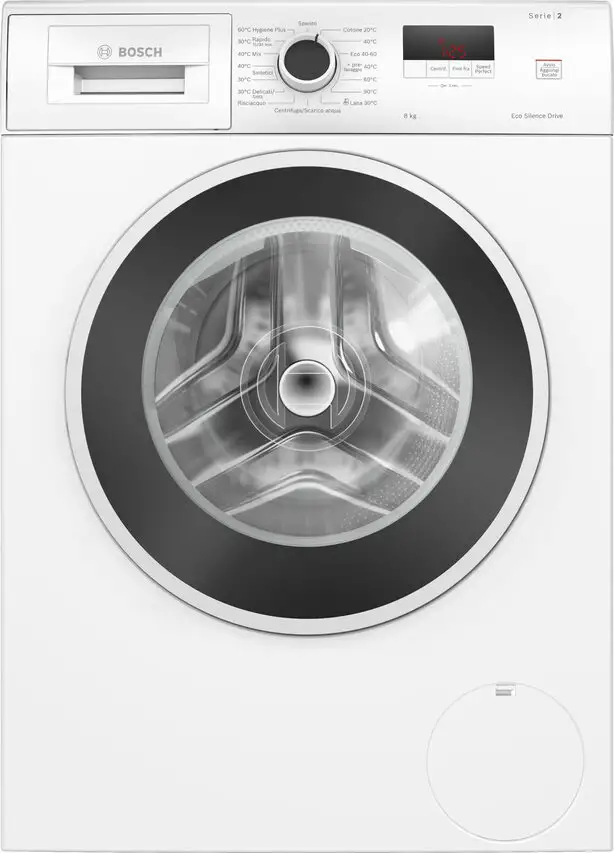 Image of Bosch Serie 2 WGE03200IT lavatrice Caricamento frontale 8 kg 1200 Giri/min Biancocod077