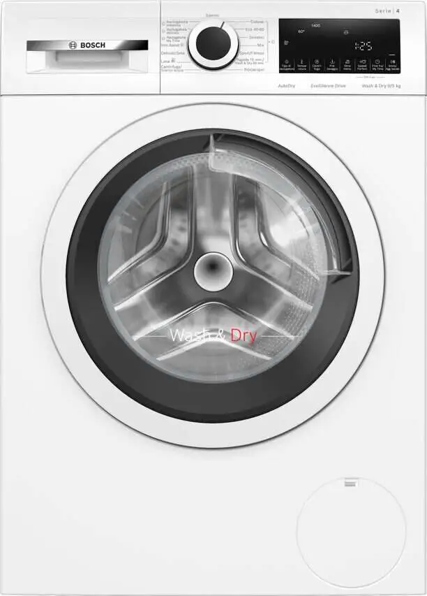 Image of Bosch Serie 4 WNA144V0IT lavasciuga Libera installazione Caricamento frontale Bianco Ecod077
